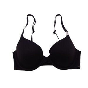 NEW Calvin Klein Perfectly Fit Lightly Lined Full Coverage T-Shirt Bra Black 30C